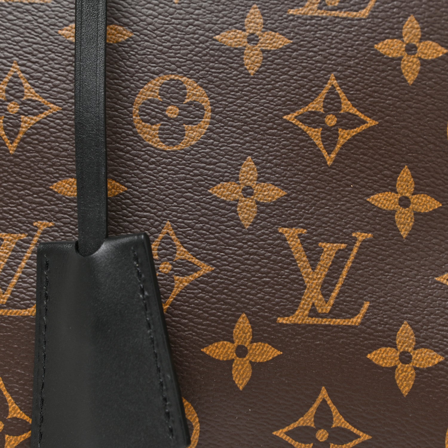 Louis Vuitton Monogram Flower Zipped Tote MM Black 7 of 10