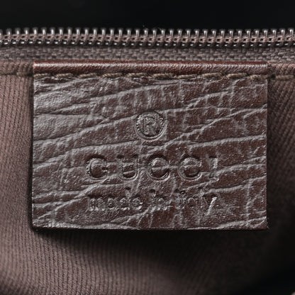 Gucci Monogram Vintage Web Mini Boston Dark Brown 6 of 11