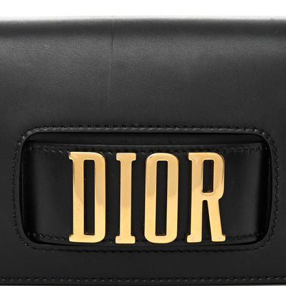 Christian Dior Smooth Calfskin Dio(r)evolution Flap Clutch Black 7 of 9