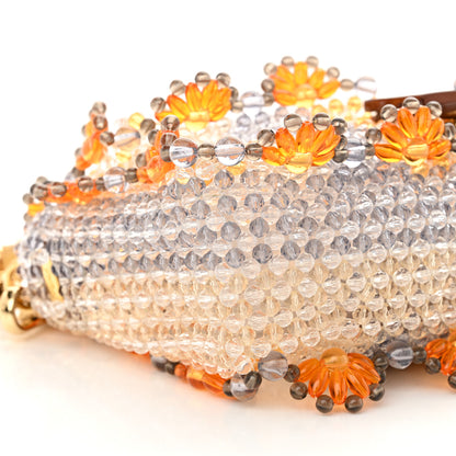 Fendi Perline Glass Karung Beaded Baguette Giallo Viola Arancio Multicolor Azzuro Glicine 8 of 9