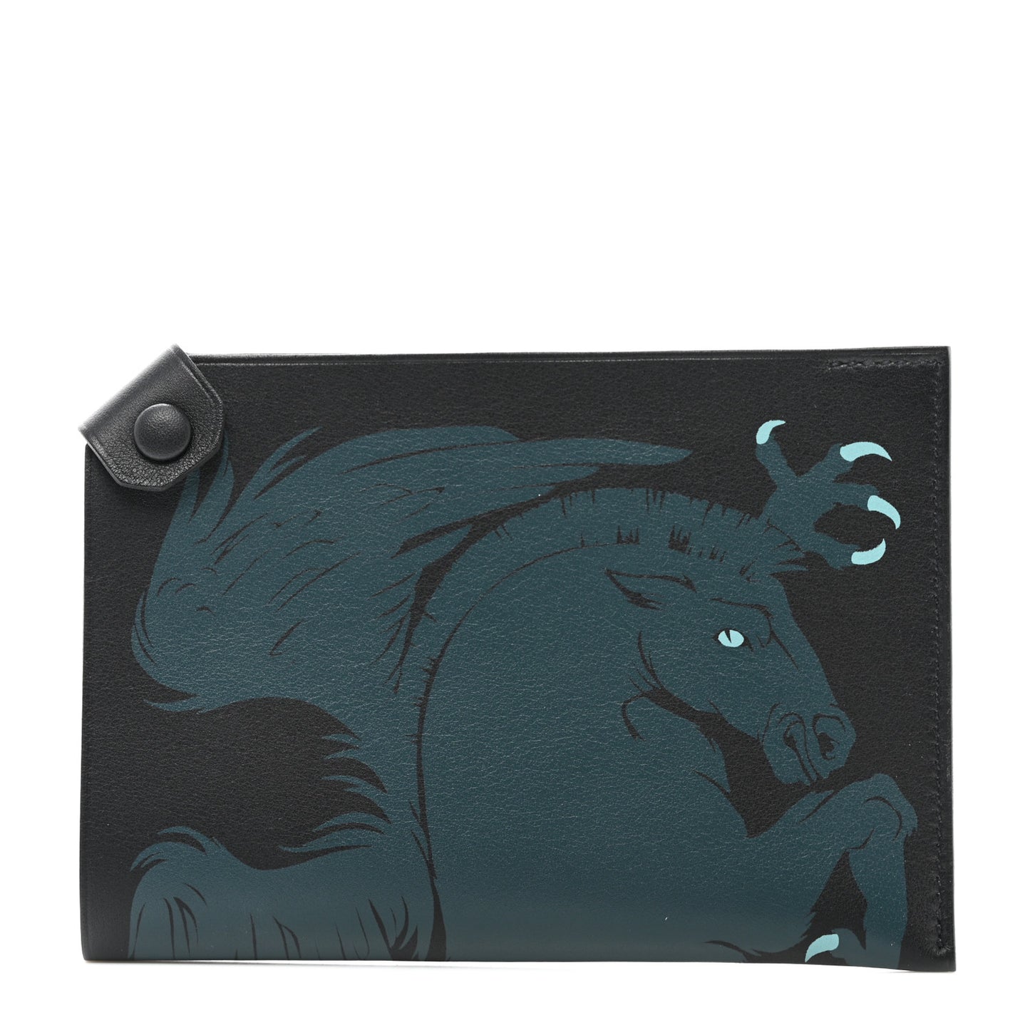 Swift Remix Duo Chimeres Pegase Tarmac Passport Holder Black Bleu Lin