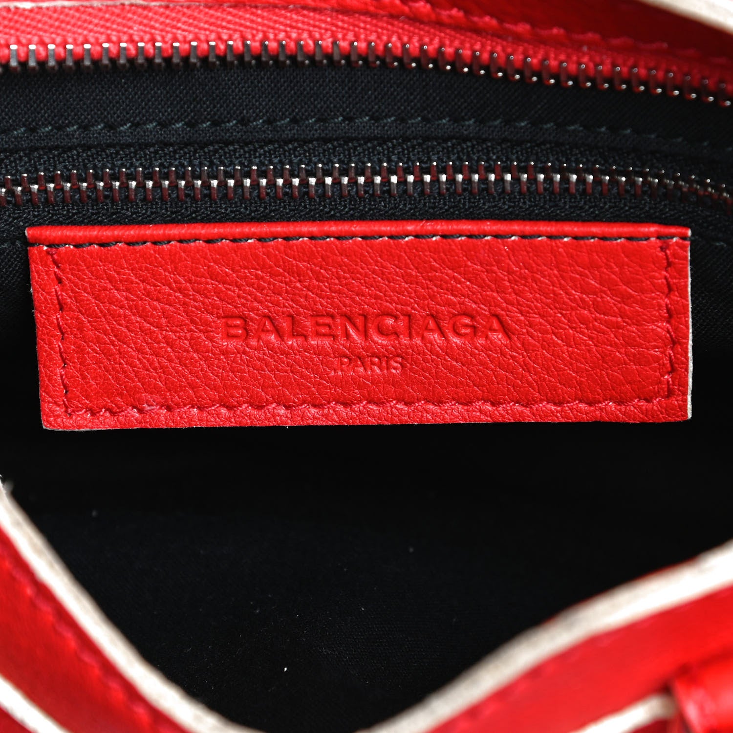 Balenciaga Supple Grained Calfskin Classic Silver Hardware Highlight Mini City Rouge Fraise 6 of 12