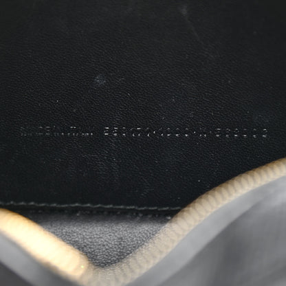 Balenciaga Signature Grained Calfskin Logo XS Ville Camera Bag Black White 7 of 11