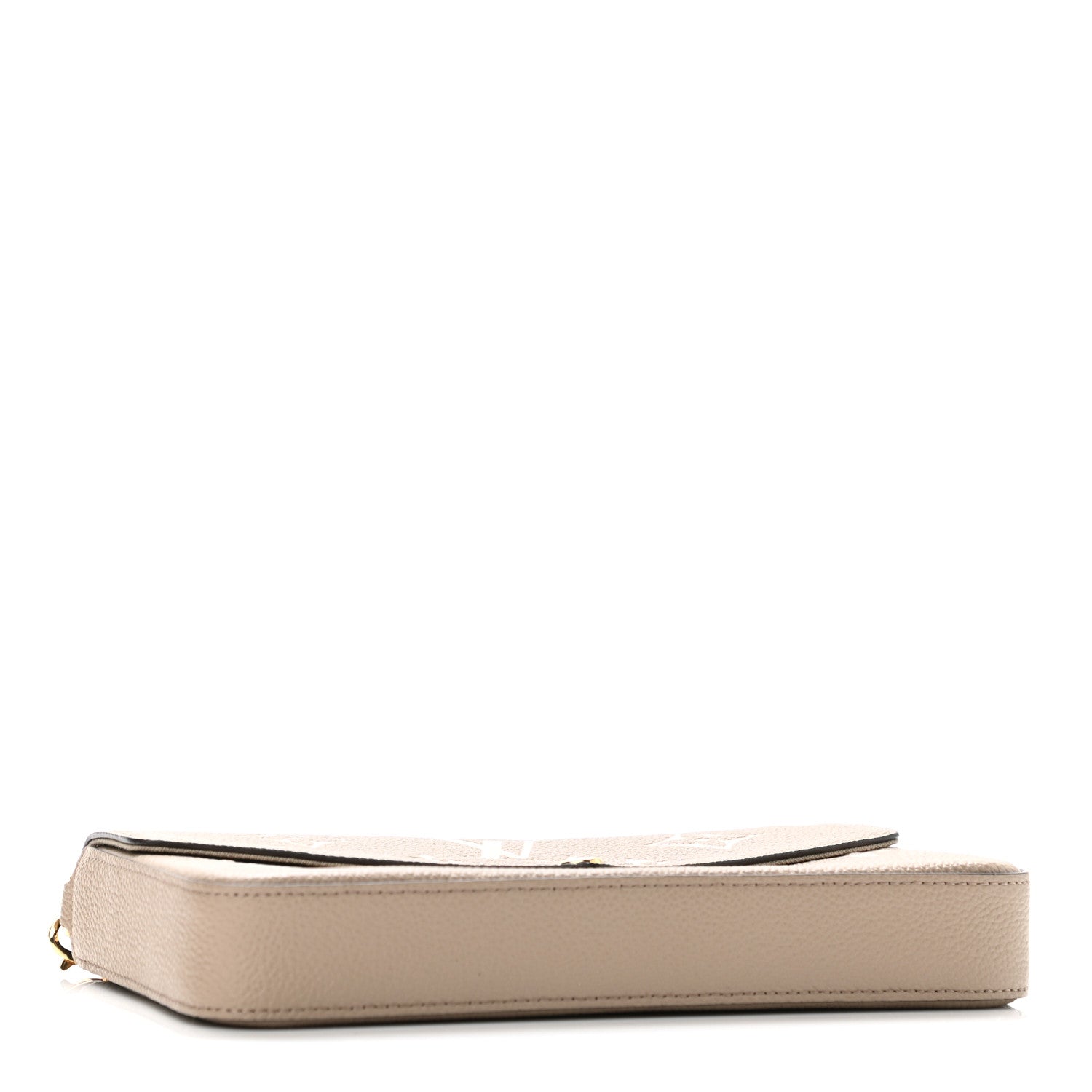 Louis Vuitton Empreinte Monogram Giant Felicie Pochette Tourterelle Creme 4 of 10
