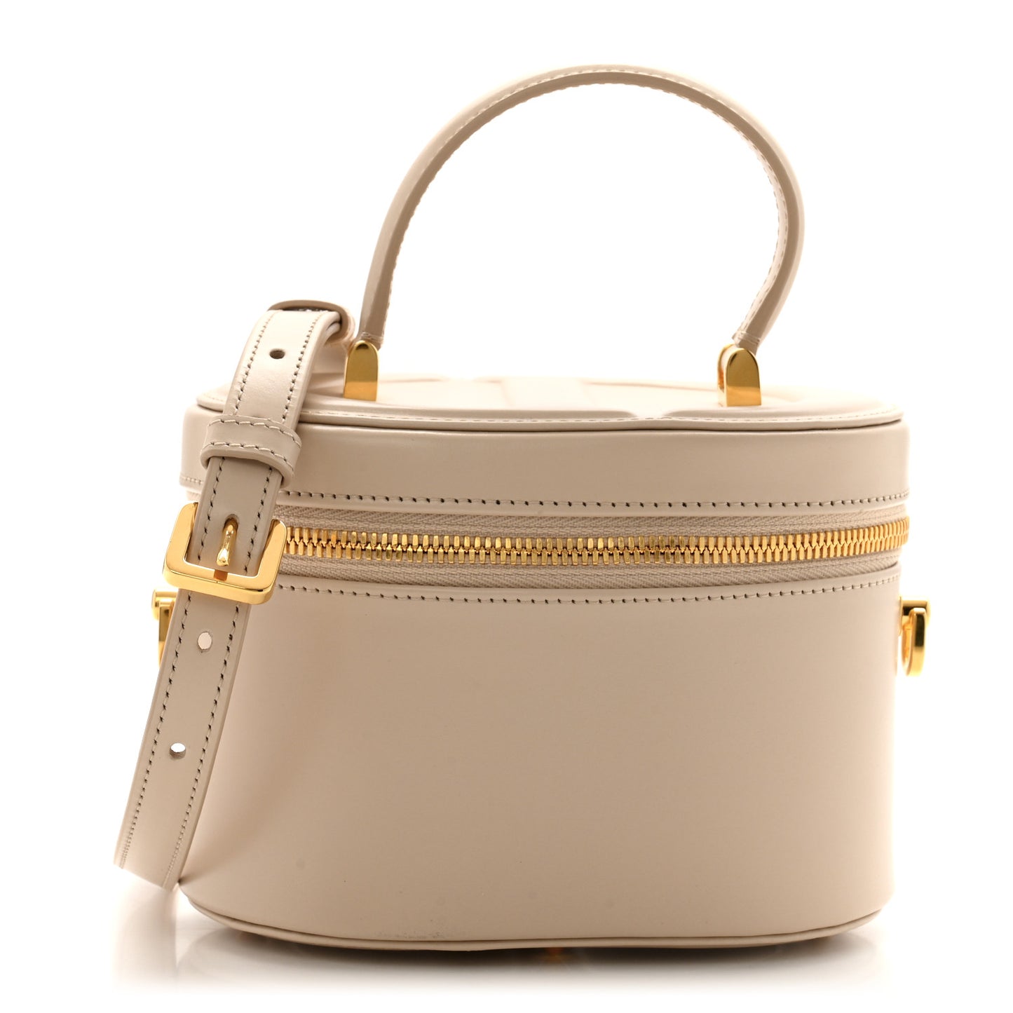 Lambskin Signature CD Vanity Case Caramel Beige
