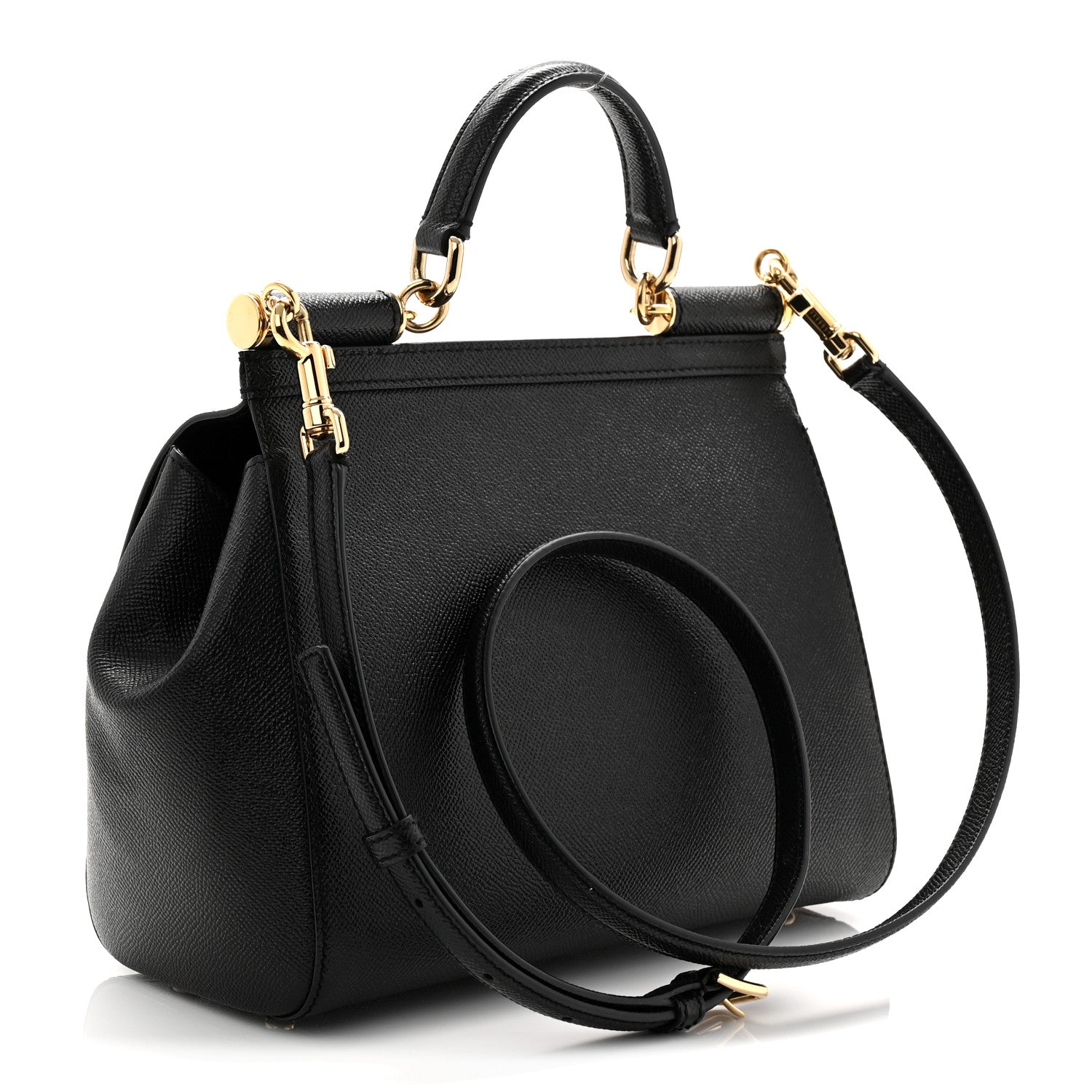 Dolce & Gabbana Dauphine Medium Miss Sicily Satchel Black 3 of 10