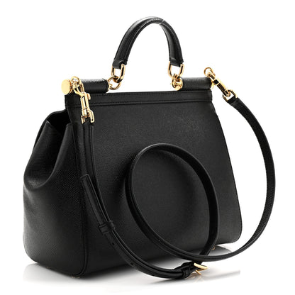Dolce & Gabbana Dauphine Medium Miss Sicily Satchel Black 3 of 10