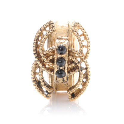 Chanel Paris Byzance CC Ring 6.5 Gold 5 of 5