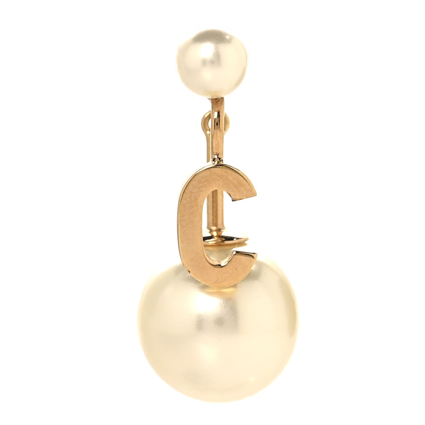 Pearl My ABCDior C Tribale Earring Gold