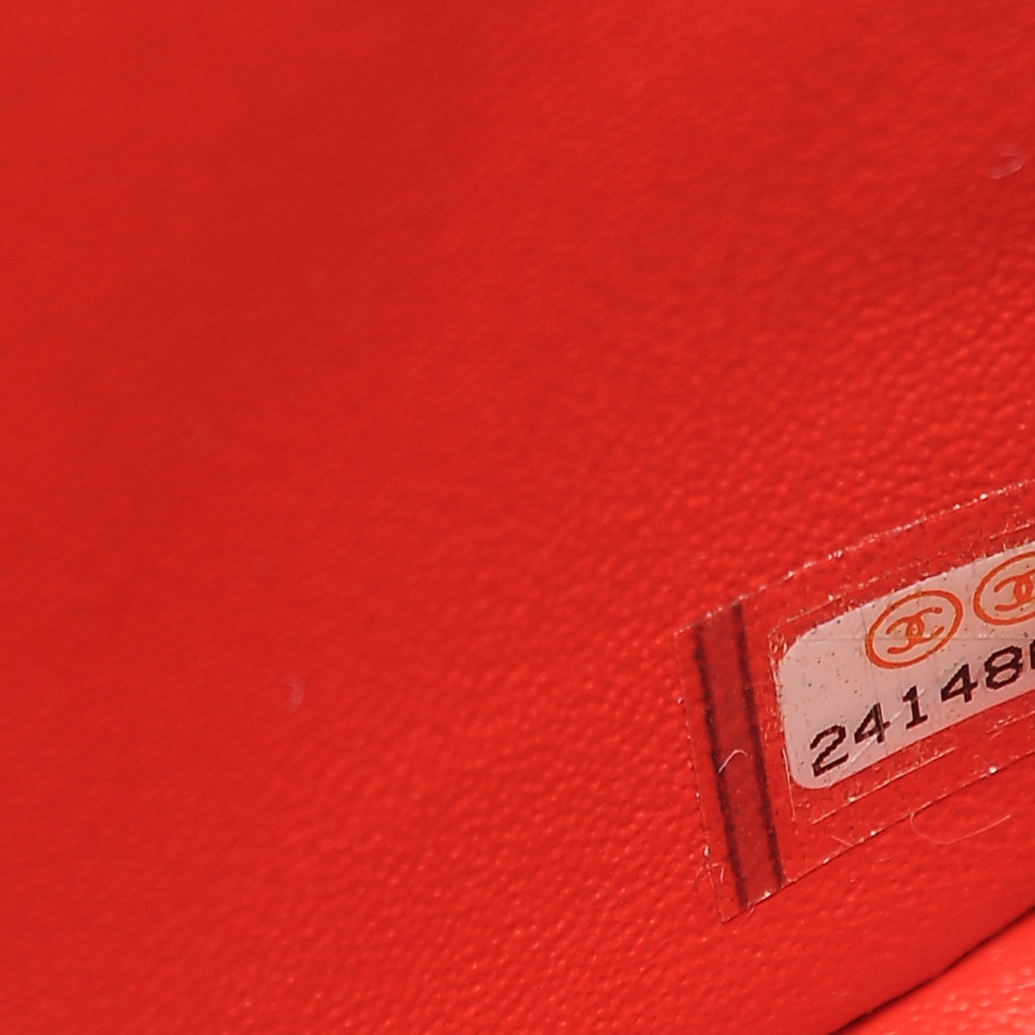 Chanel Caviar Chevron Quilted Mini Rectangular Flap Red 7 of 7