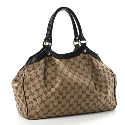 Gucci Monogram Medium Sukey Tote Dark Brown 3 of 16
