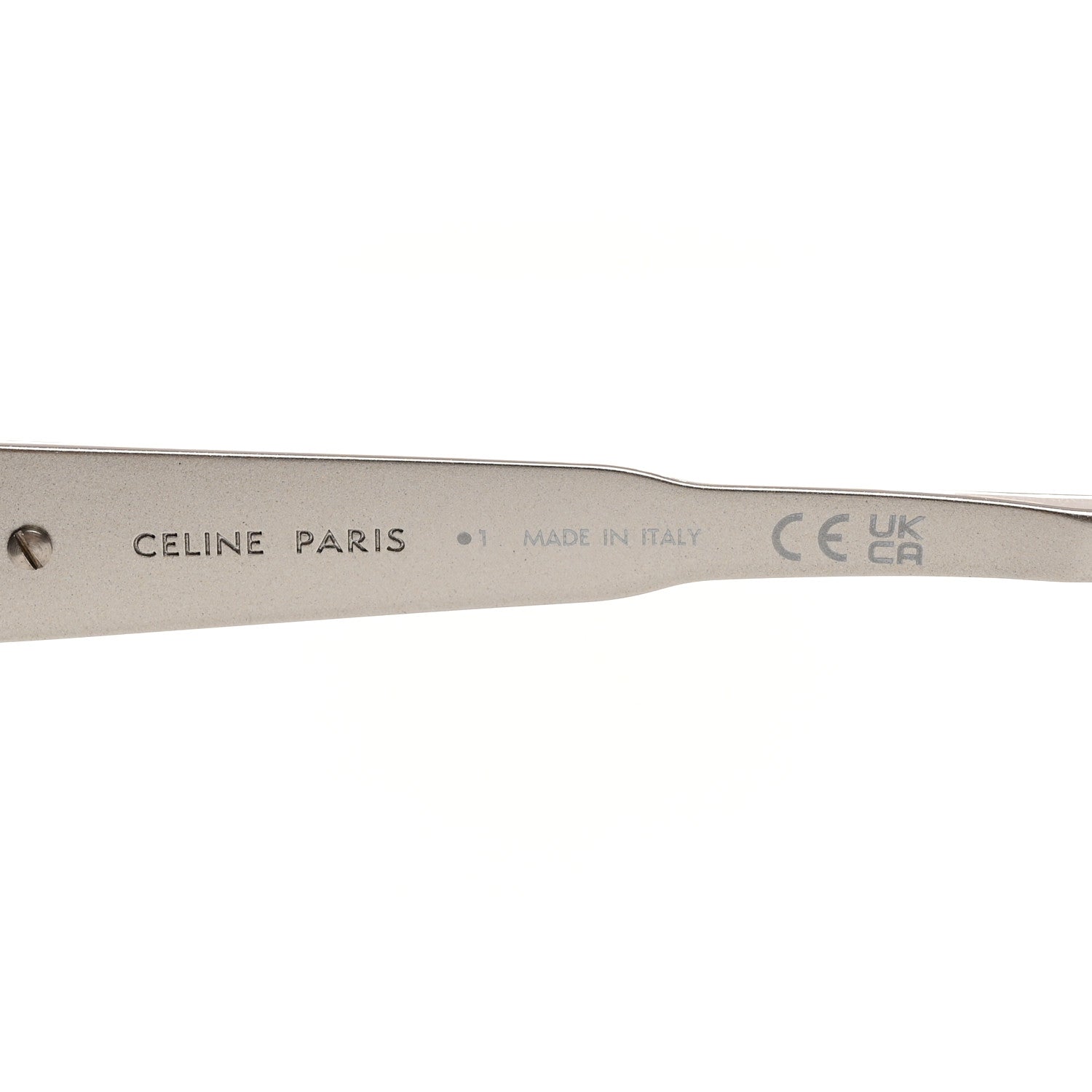 Celine Metal Triomphe 01 Sunglasses CL40235U Silver Black 6 of 7