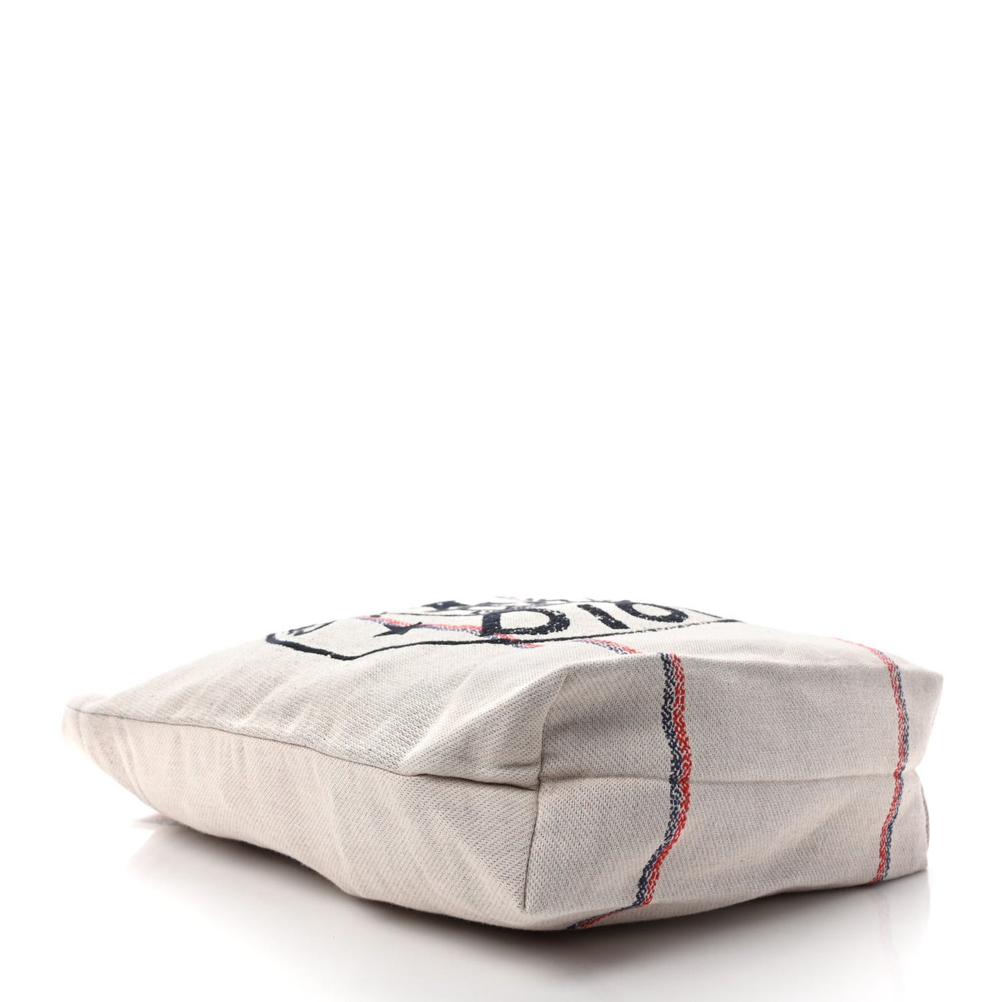 Canvas Print Cruise Tote Ivory Black