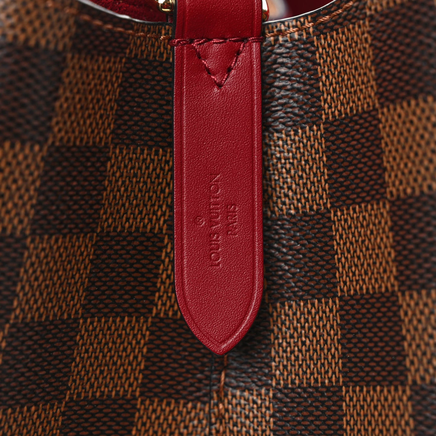 Damier Ebene Neonoe MM Cherry Berry