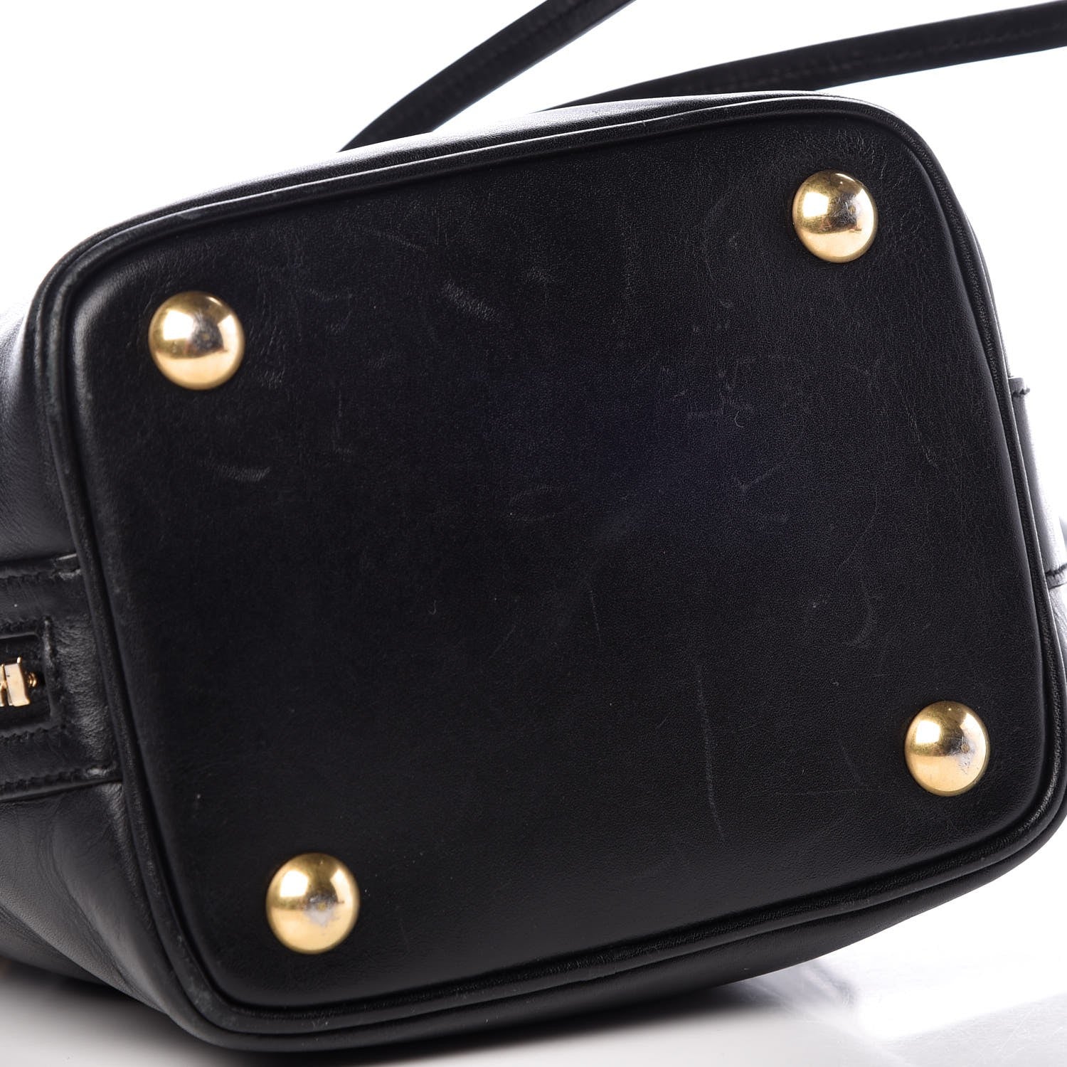 Saint Laurent Calfskin Small Emmanuelle Bucket Bag Black 9 of 9