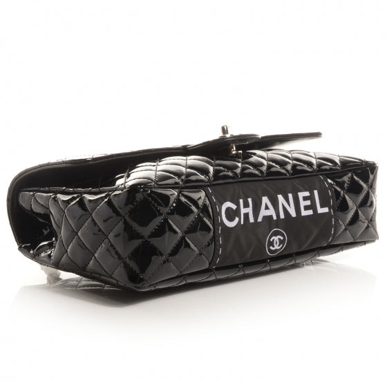 Patent Secret Label Medium Flap Black