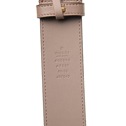 Gucci Calfskin Double G 40mm Belt 80 32 Porcelain Rose 6 of 7