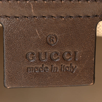Gucci Monogram Vintage Web Medium Boston Dark Brown 6 of 11