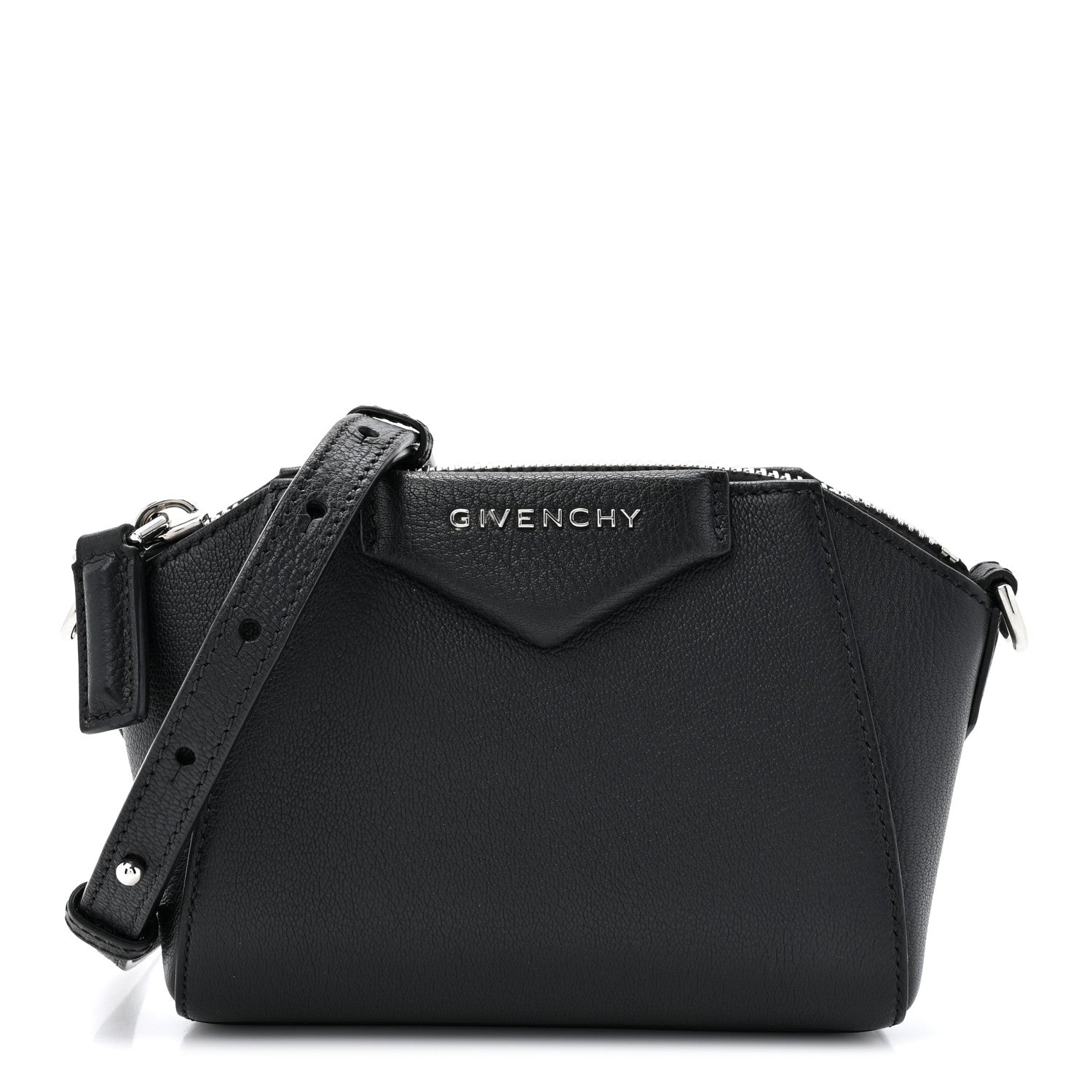 Givenchy Sugar Goatskin Nano Antigona Black 1 of 10
