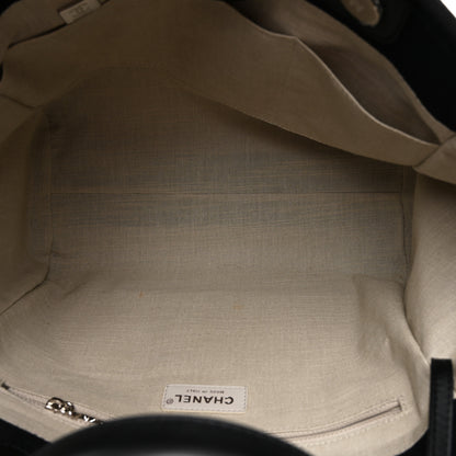 Chanel Mixed Fibers Small Deauville Tote Black 6 of 11
