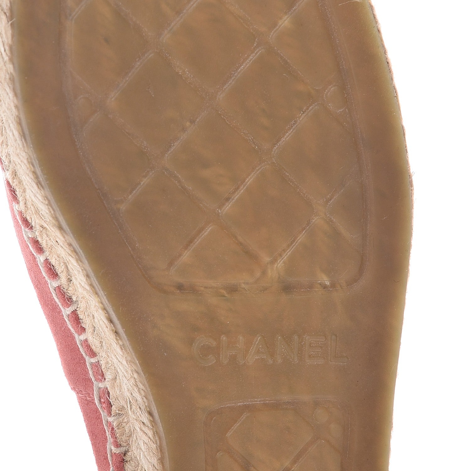Chanel Suede Pearl CC Espadrilles 39 Pink 7 of 11