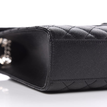 Saint Laurent Grain De Poudre Large Tri-Quilt Monogram Satchel Black 6 of 10