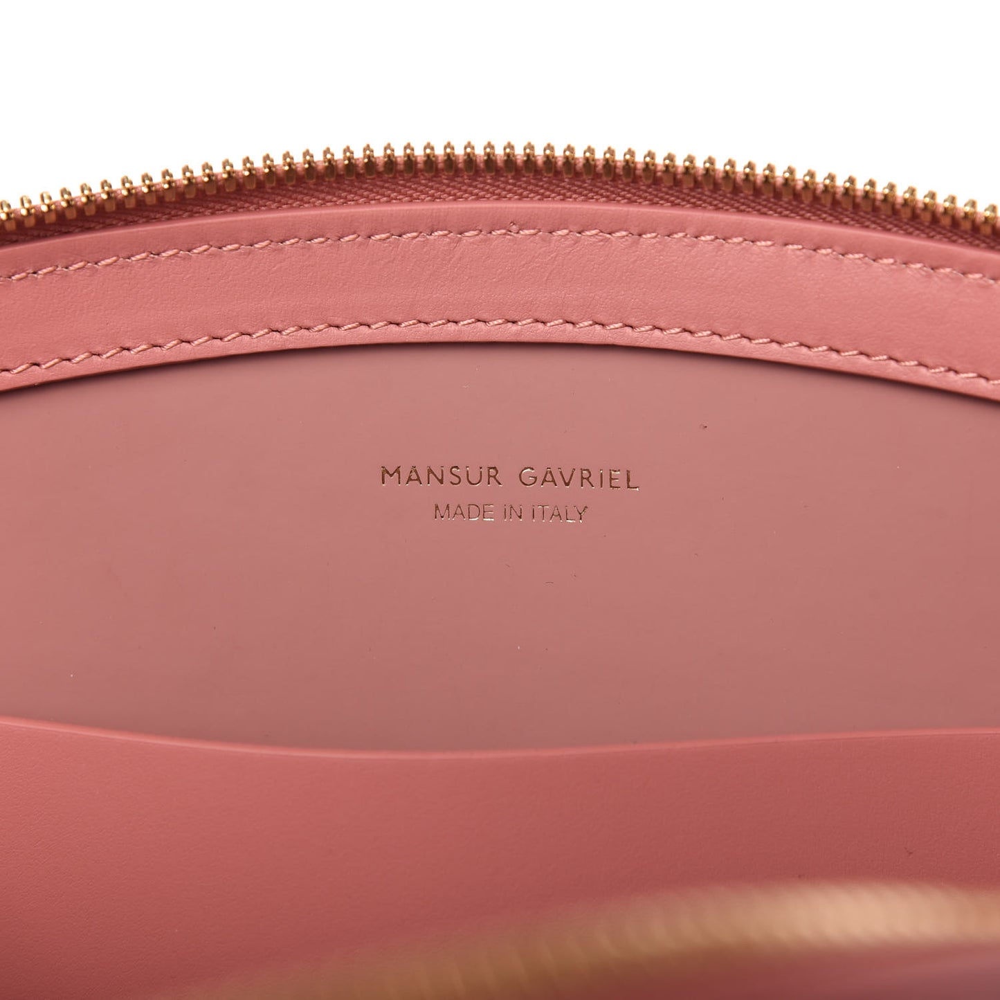 Calfskin Top Handle Rounded Bag Blush