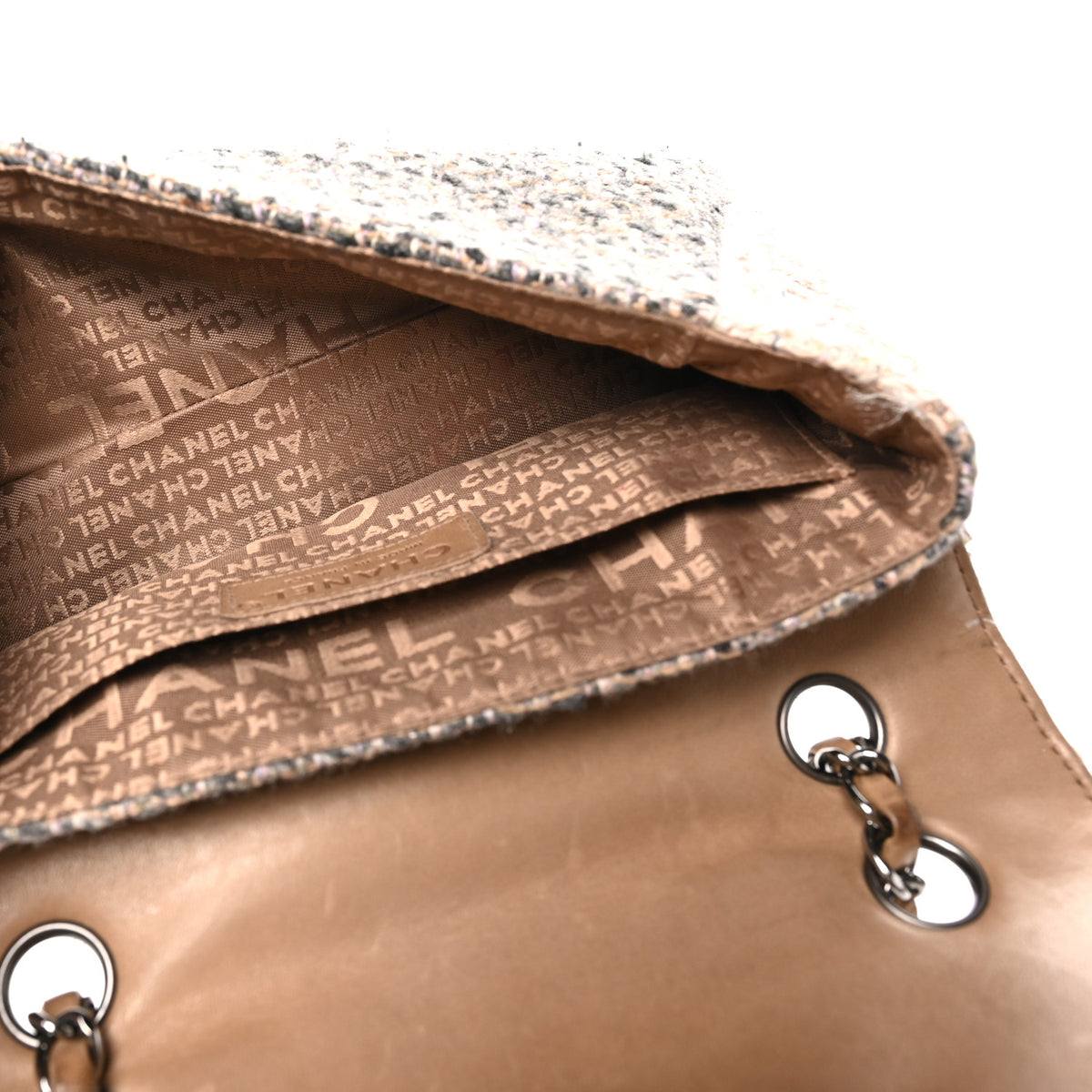 Tweed Small Fantasy Flap Grey