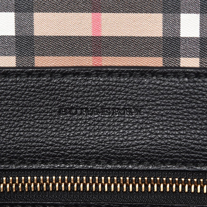 Burberry Calfskin Crest Embossed Large Tote Black 6 of 10
