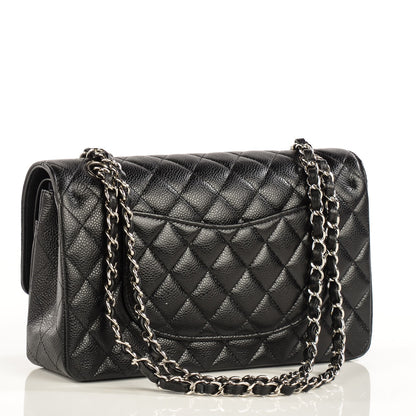 Chanel Caviar Quilted Medium Double Flap Black 3 of 8