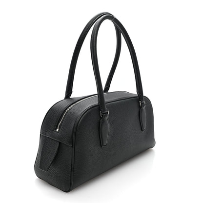The Row Grained Calfskin Small EW India Black 3 of 9