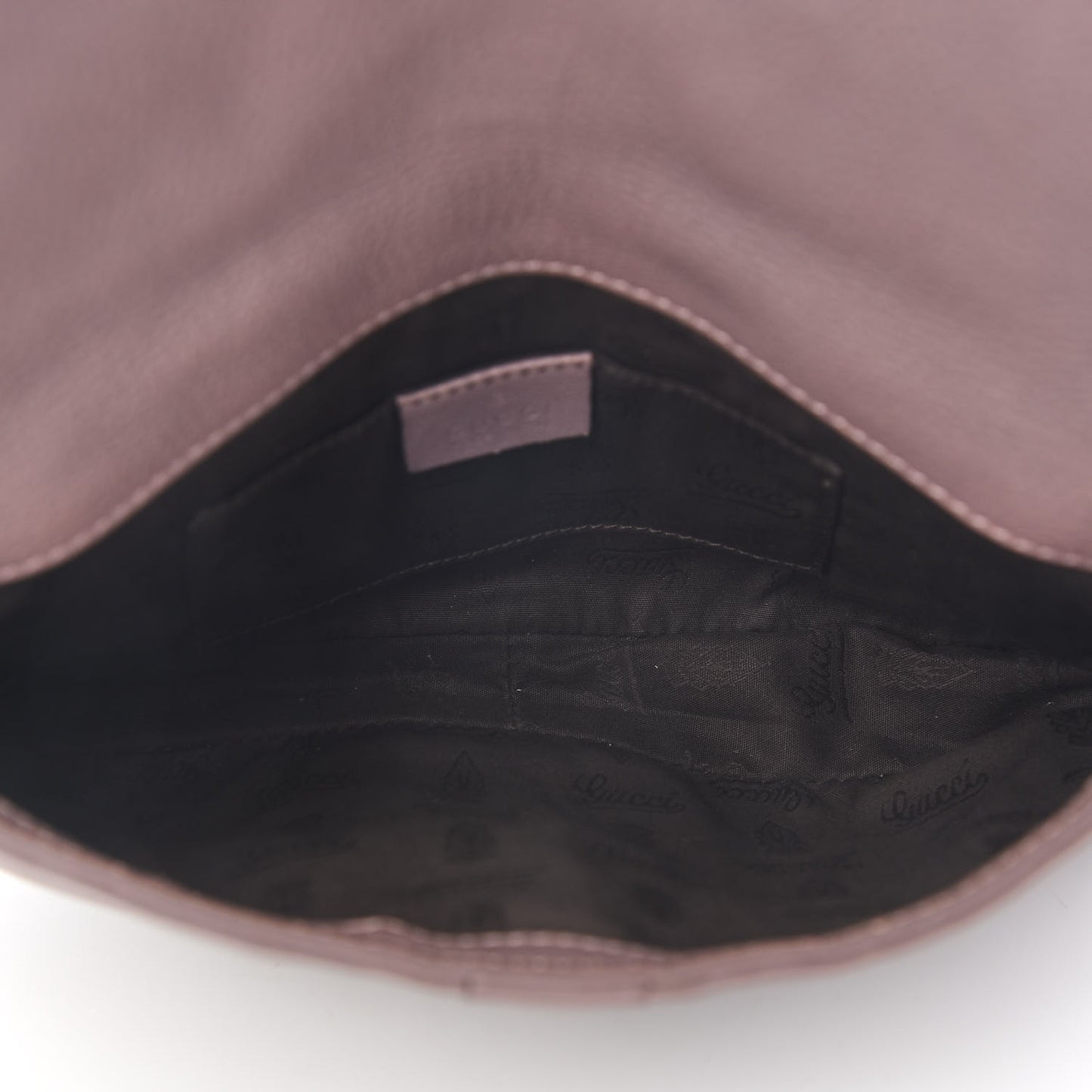 Calfskin Bamboo Croisette Evening Bag Mauve