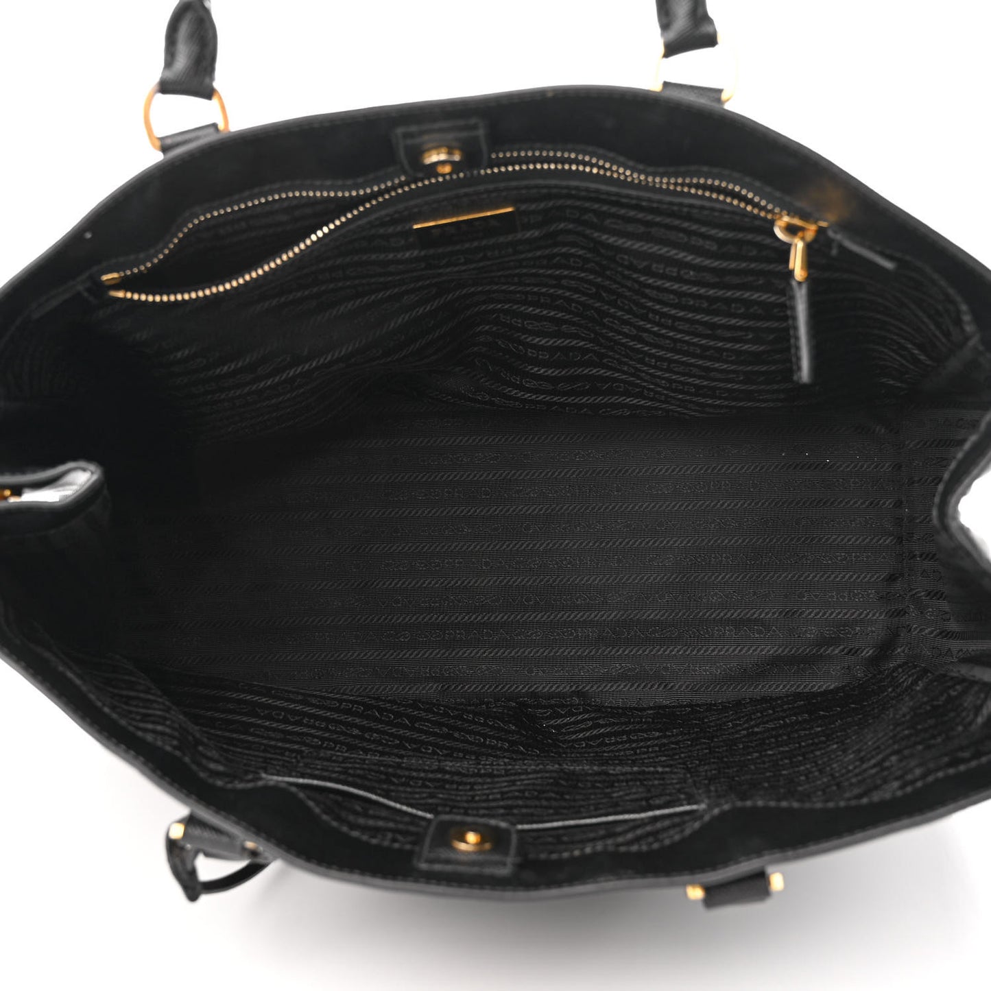 Saffiano Lux Large Tote Black