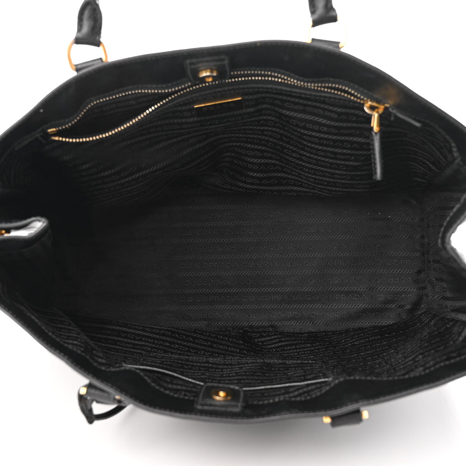 Prada Saffiano Lux Large Tote Black 5 of 10