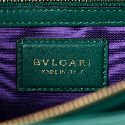 Bulgari Calfskin Serpenti Forever Shoulder Bag Emerald Green 11 of 17