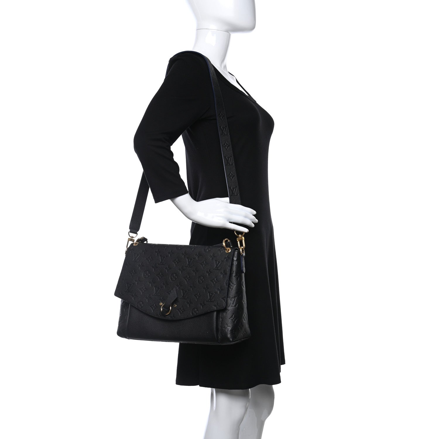Louis Vuitton Empreinte Blanche MM Black 4 of 11