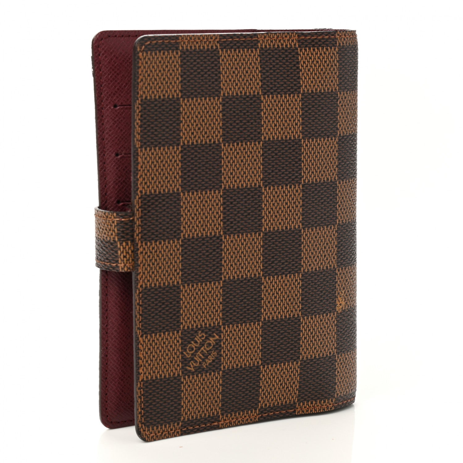 Louis Vuitton Damier Ebene Valise Small Ring Agenda Cover 3 of 6