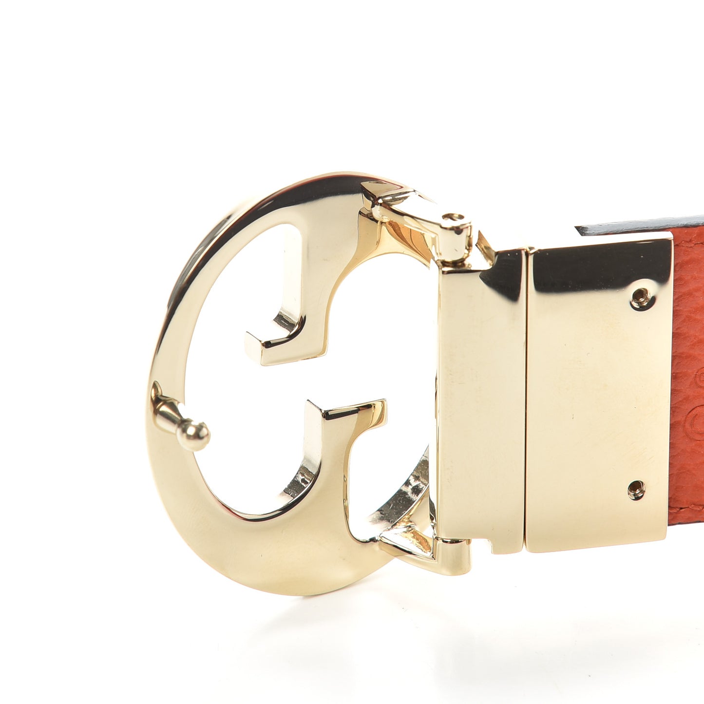 Calfskin 1973 Reversible Belt 85 34 Orange Black