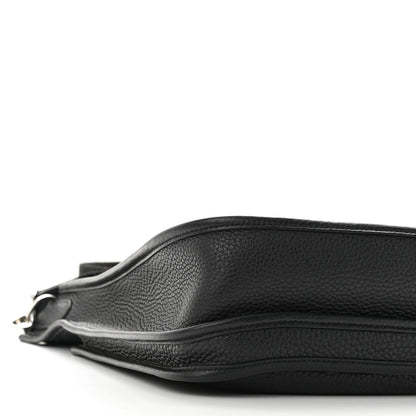 Hermes Taurillon Clemence Evelyne III PM Black 9 of 10