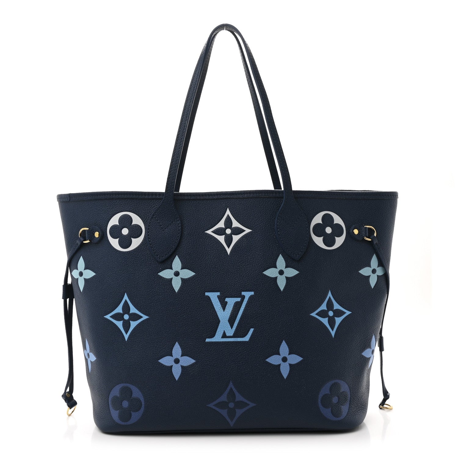 Louis Vuitton Empreinte Monogram Giant Neverfull MM Degrade Bleu 1 of 12