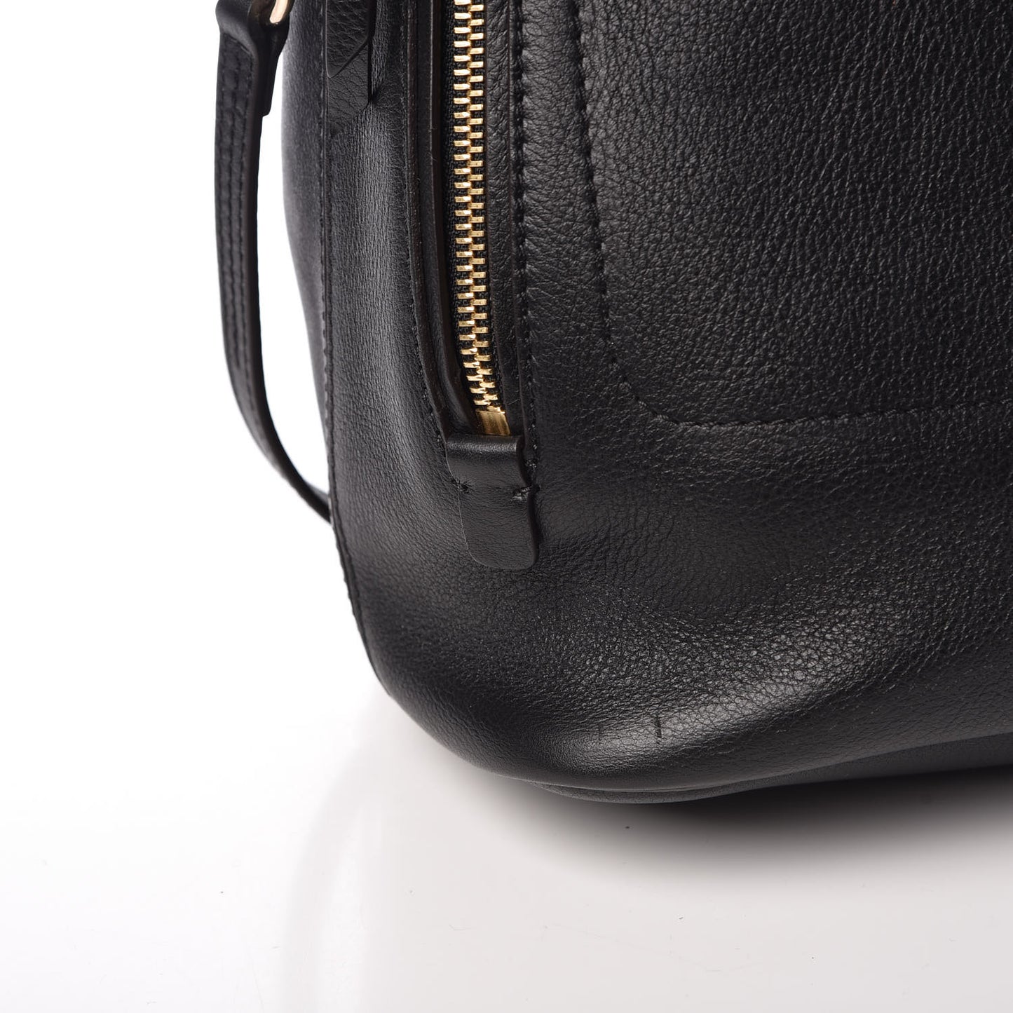 Suede Calfskin Small Faye Backpack Black