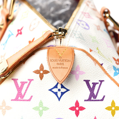 Louis Vuitton Monogram Multicolor Keepall 45 White 5 of 8