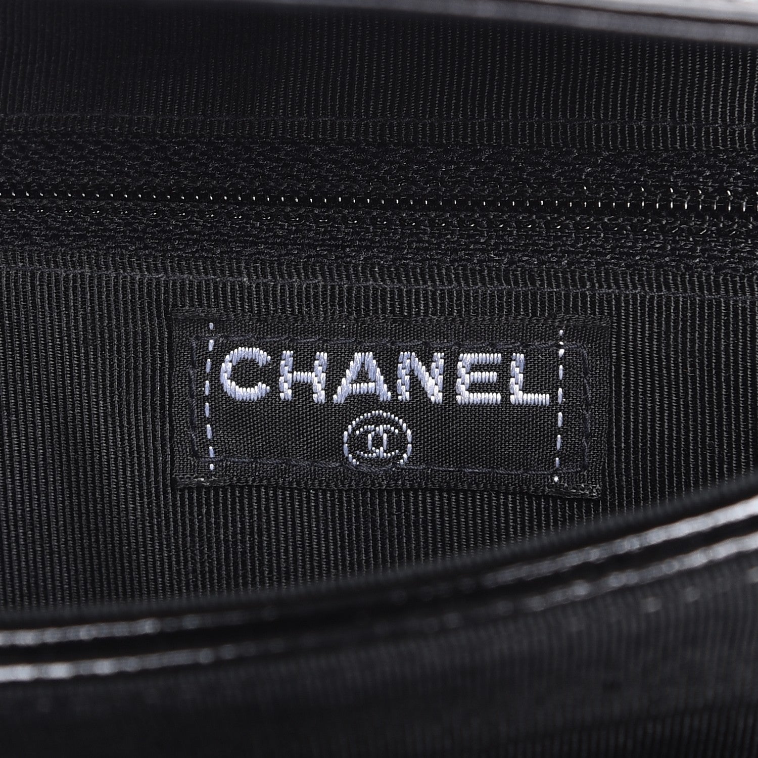 Chanel Patent Chocolate Bar Quilted Computer Keys Flap Black 7 of 12