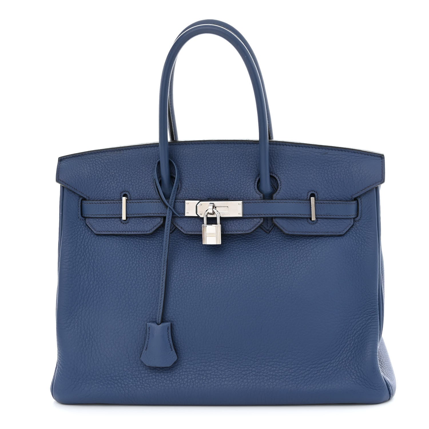 Hermes Taurillon Clemence Birkin 35 Bleu Brighton 1 of 20