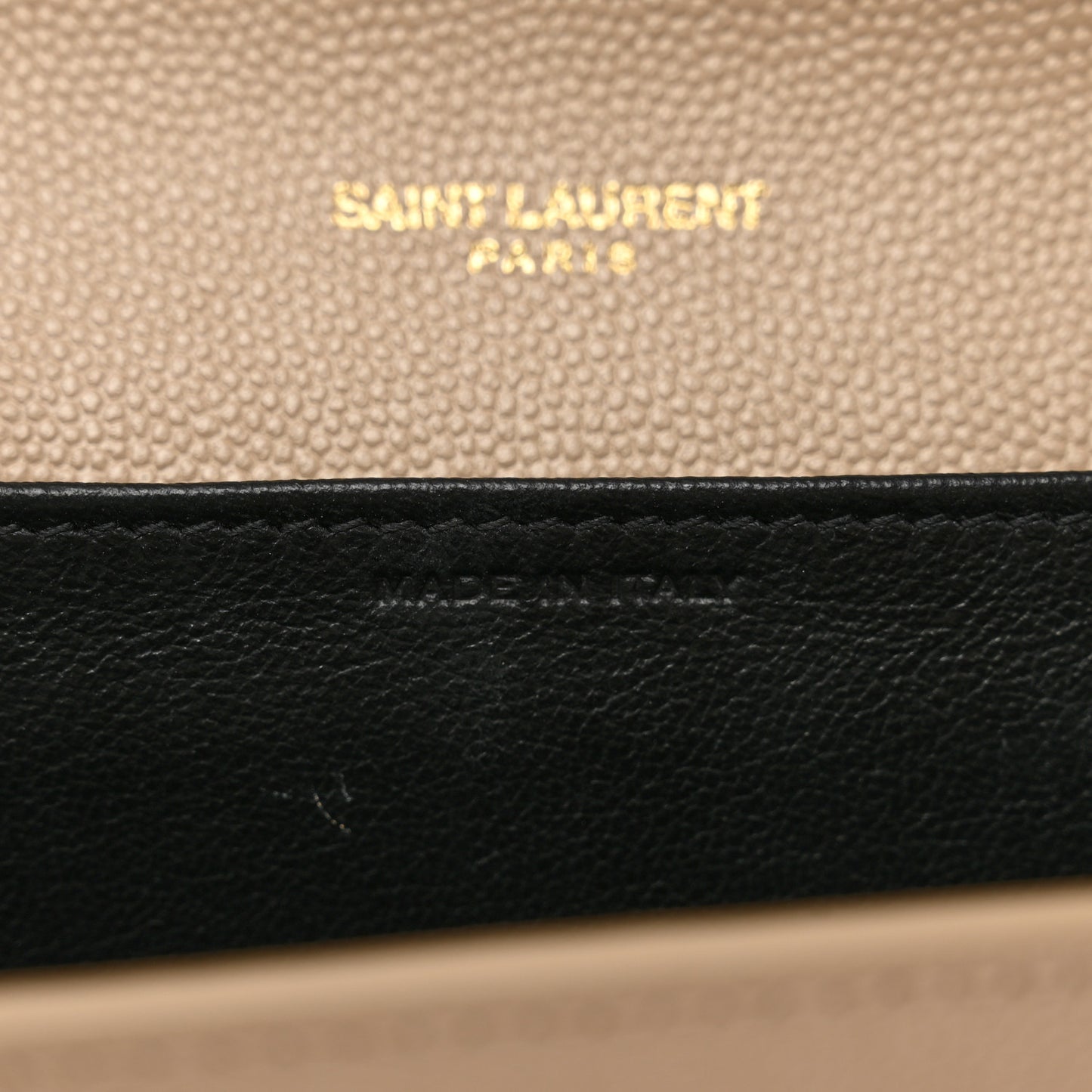 Grain De Poudre Monogram Uptown Chain Wallet Dark Beige