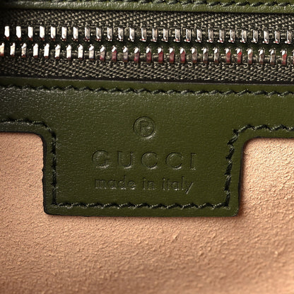 Gucci Calfskin Matelasse Aria Small GG Marmont Shoulder Bag Military Wood 6 of 9