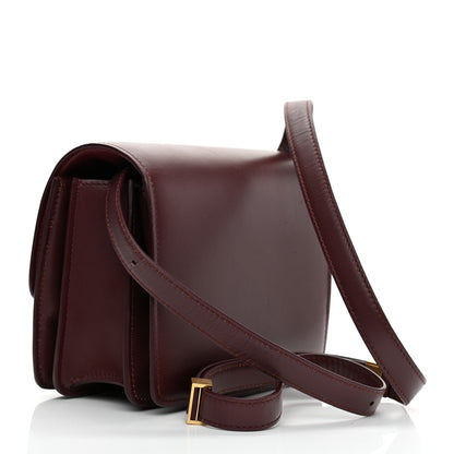 Celine Box Calfskin Small Classic Box Flap Bag Burgundy 3 of 8