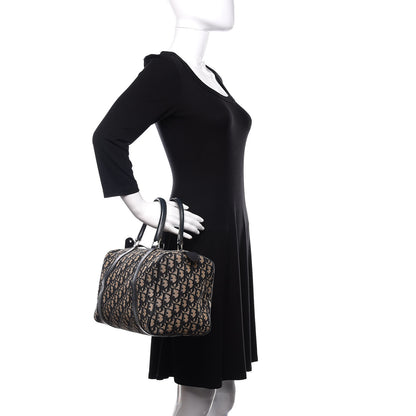 Christian Dior Monogram Boston Navy Blue 2 of 19