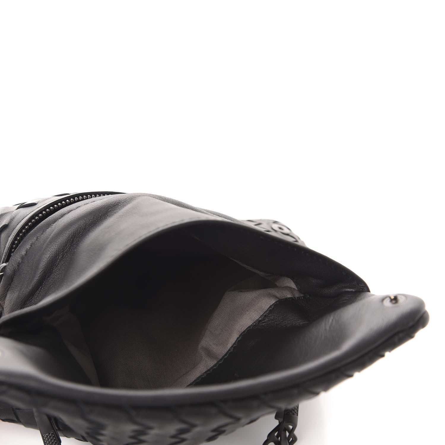 Bottega Veneta Nappa Intrecciato Mini Messenger Bag Black 5 of 10