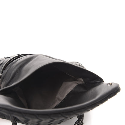 Bottega Veneta Nappa Intrecciato Mini Messenger Bag Black 5 of 10